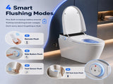 Smart Toilet With Bidet Built In Tank, One-piece Bidet Toilet Seat, Auto Flush, Auto W3598P573064