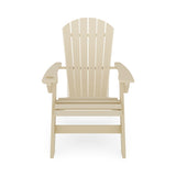 Adirondack Chair Sturdy HDPE Poly Lumber for Poolside, Patio, and Garden Relaxation B195P198768