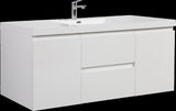 60" Floating Bathroom Vanity with Sink, Modern Wall-Mounted Bathroom Storage Vanity Cabinet with W1573P152688