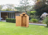 Fir wood Arrow Shed with Single Door Wooden Garden Shed Wooden Lockers Wood Color 04590997