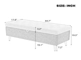 Modern Storage Ottoman Bench Upholstered Bedroom Bench Entryway Storage Ottoman Tufted Ottoman Bench N719P305620E