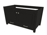 42 Inch Modern Bathroom Vanity with Soft-Close Multi-Functional Cabinet, Single Drawer, MDF with W509P493621