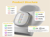 Cordless Hand Massager with 14 Airbags, 3 Massage Modes 5 Intensity Levels 3 Heat Levels for 50983870