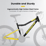 ZUN A26336-26 Inch Aluminum Frame Shock Fork Plus Shock Absorber 21-speed Unisex Mountain Bike W709P222990