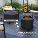 ZUN Outdoor Fire Pit 07128221