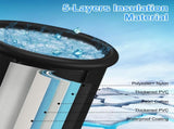 370L Bath Tub for Recovery, 97Gallon Large Cold Plunge Tub with 5-Layers Insulation, Portable 53236881
