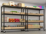 Heavy Duty Shelves 55.12" W Wire Shelving Unit with Wheels 3200LBS NSF Metal Shelves for 30334700