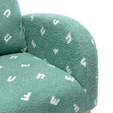 26.8"W Modern Rocking Chair for Nursery, Mid Century Accent Rocker Armchair With Side Pocket, W129848077