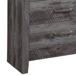 ZUN Rustic Grey Oak 5-drawer Chest B062P181348