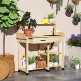 Garden Work BenchOpen Shelf Storage 99893862