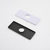 Bathroom Faucet Single Hole, Single Handle Stainless Steel Faucet for Bathroom Sink with Deckplate W1224P195894