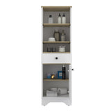 St. Clair Linen Cabinet, Two Interior Shelves, Two Open Shelves B070P188852