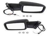 Left & Right Side Mirrors Manual Fold Heated LED Signal Replacement for Ram 1500 2500 3500 98937342