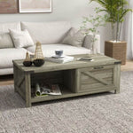 ZUN Coffee Table-Grey Oak （Prohibited by WalMart） 66190156