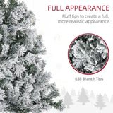 Christmas Trees, with Snow Frosted Branches, Warm White LED Lights 63176633