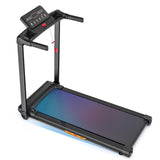 Walking Mat Treadmills Portable for Home & Office LED Display, 265 LB Capacity, Space-Saving Compact W215P296912