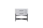 ZUN 2 Drawer Nightstand - White B2699P270991