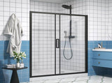 Single Sliding Shower Door 56-60" W x 72" H Semi-Frameless Shower Glass Panel, 1/4" Clear W2965P364900