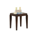 Walnut End Table with Tapered Leg B062P189186