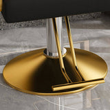 Hydraulic Salon - 360&deg Swivel Barber Stylist with Pump, Non-Tilting Hairdressing 12084379