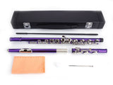 Cupronickel C 16 Closed Holes Concert Band Flute Purple 93412318