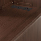 End Table with Drawers, Corner Table with Open Shelves, Tall Side Table for Bedroom and W2593P289144