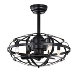 Hot Sell Industrial Fan Light Kit for Living Room Bedroom Kitchen and Bladeless Caged W159268329