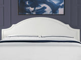 Catherine Upholstered King Headboard, Antique White Woven B2719P238659