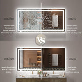 24x32 Inch Frameless LED Bathroom Mirror,Smart Mirror T3757P347014