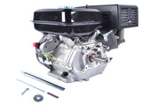 4 Stroke 15HP 420cc Gas Black, Horizontal Shaft OHV Gas Motor, Recoil Start Go Kart Motor 19782606