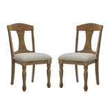 ZUN Wooden Frame Upholstered Dining Chairs set of 2,Mid Century Retro Chairs Comfor Kitchen Chairs for W2582P205325