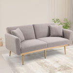 ZUN Velvet Sofa , Accent sofa .loveseat sofa with metal feet 38980555
