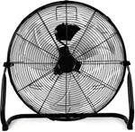 ZUN 20 Inch 3-Speed High Velocity Heavy Duty Metal Industrial Floor Fans Oscillating Quiet for Home, W1134P213764