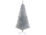 5' Artificial Pencil Christmas Tree, Slim Xmas Tree with 294 Realistic Branch Tips and Plastic 41225111