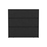 Austin Three Drawer Dresser, Pull Out Mechanism-Black B07092132