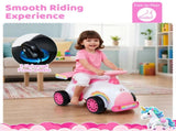 Kids Ride-On Sliding Car with Music Function, 3 Themes Sit-and-Scoot Toy for 19-36 Months 83420488