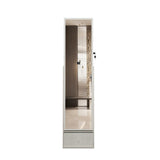 Jewelry Cabinet Armoire with Full Length, 360&deg Rotating, Lockable Storage Cabinet, Interior W3406P340475