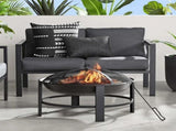 28" Round Wood Pit, Steel Frame 53206836