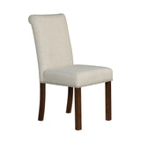 ZUN Upholstered Dining Chair with Nailhead Trim Set of 2 B035P265991