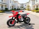 Red 6V Kids Electric Ride On Toy Motorcycle with Dirt Bike Style, Street Bike Design, Battery 40601270