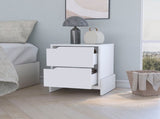 Ralston 2-Drawer Nightstand in White B062111737