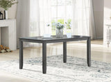 Wooden Dining Rectangular Table, Kitchen Table for Small Space, 4 Person Dining Table, Gray
ONLY THE W1998126363