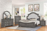 ZUN Grace Traditional Style 3-Drawer Nightstand Made with wood in Rustic Gray B00978933