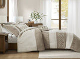 5-Piece King Comforter 5pcs Set,Taupe B035P408735