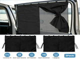 2 Pack Car Window Shades Magnetic Car Window Shade, 3 Adjustable Modes Dual Layer Polyester Car Side 57359391