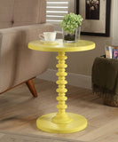 Acton Yellow Finish Accent Table B2726P321036
