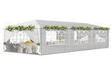10x30ft Outdoor Pop Up Canopy, Portable Instant Canopy Tent with 8 Sidewalls for Outdoor Events 47765489