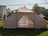 5-8 Person Luxury Bell Cotton Tent, Waterproof Outdoor Glamping Cotton Tent for Resort & Campsite 89173934