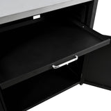 Versatile Outdoor Cabinet with Folding & Expandable Work Surfaces, Ample Storage Space, and Lockable N719P244805B