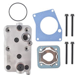 Truck Air Brake Compressor Cylinder Head Silver with Valves Fit for Mercedes-Benz 0011301215 04121116